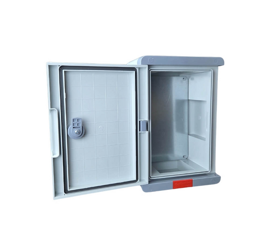Plastic switchboard with gray door, 600x800x260mm, IP67, PD608026