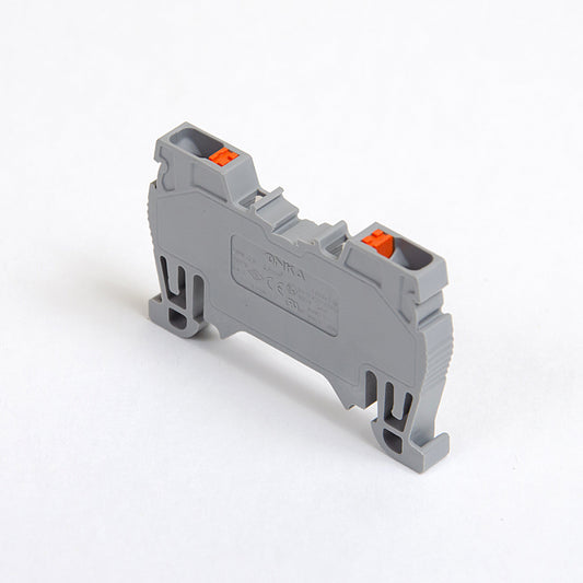 ONKA 2.5mm2 spring terminal for DIN rail 2-wire gray, 1020013