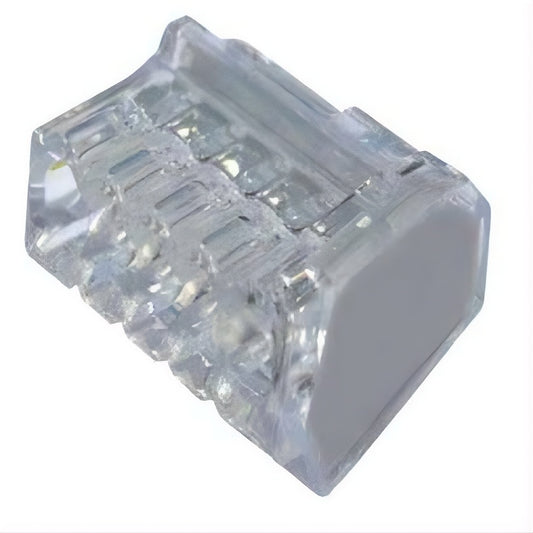 5-pole TRANSPARENT connector, 2.5 mm²