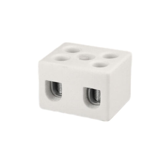 ONKA 4-6mm2 / 2-rail steatite connector / ceramic / porcelain - PORCELAIN TERMINAL BLOCK, 1070004
