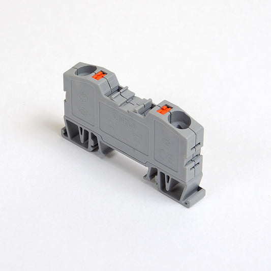ONKA 10mm2 spring terminal strip terminal strip DIN rail 2-wire gray, 1020044