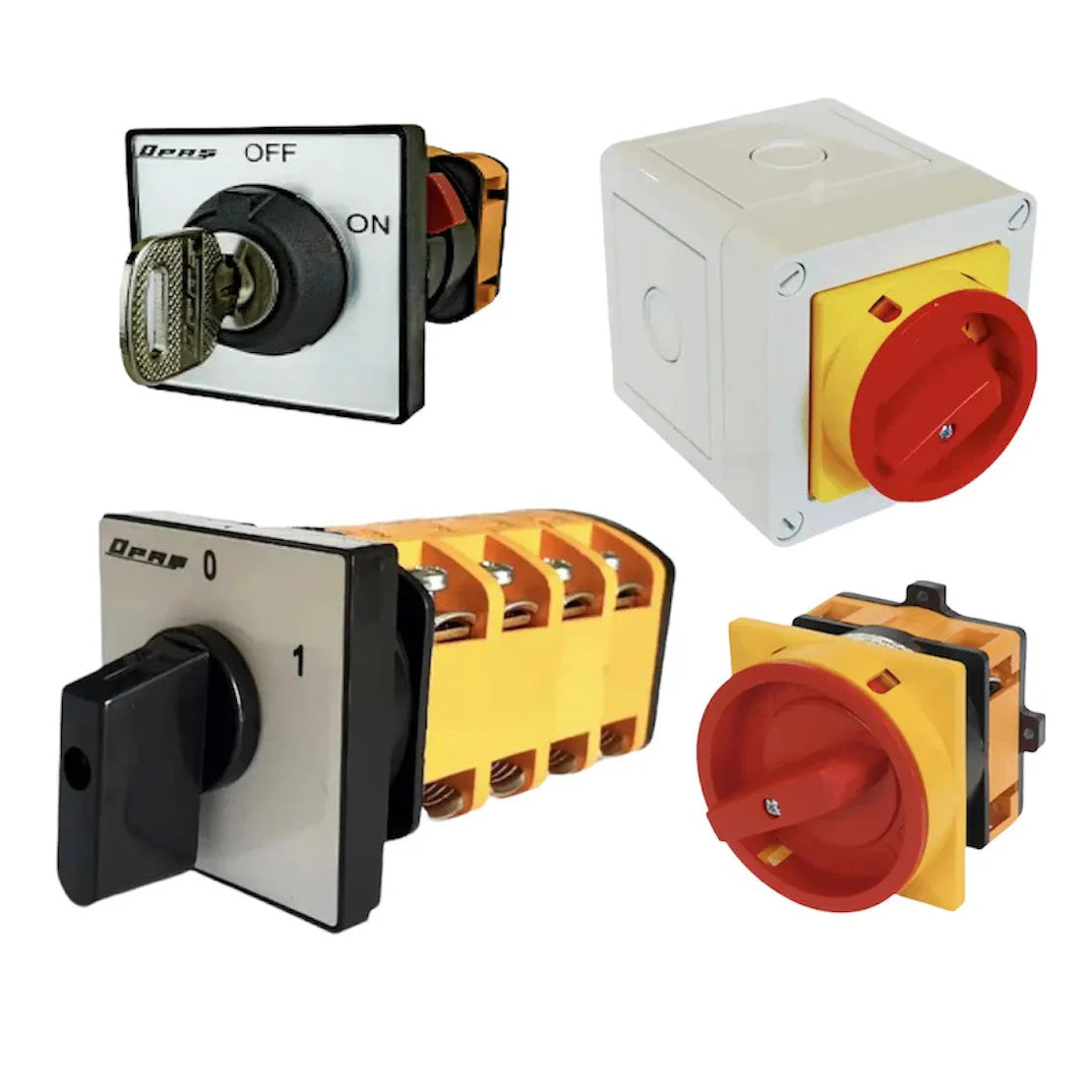 Krzywkowe łączniki pakietowe 0-1