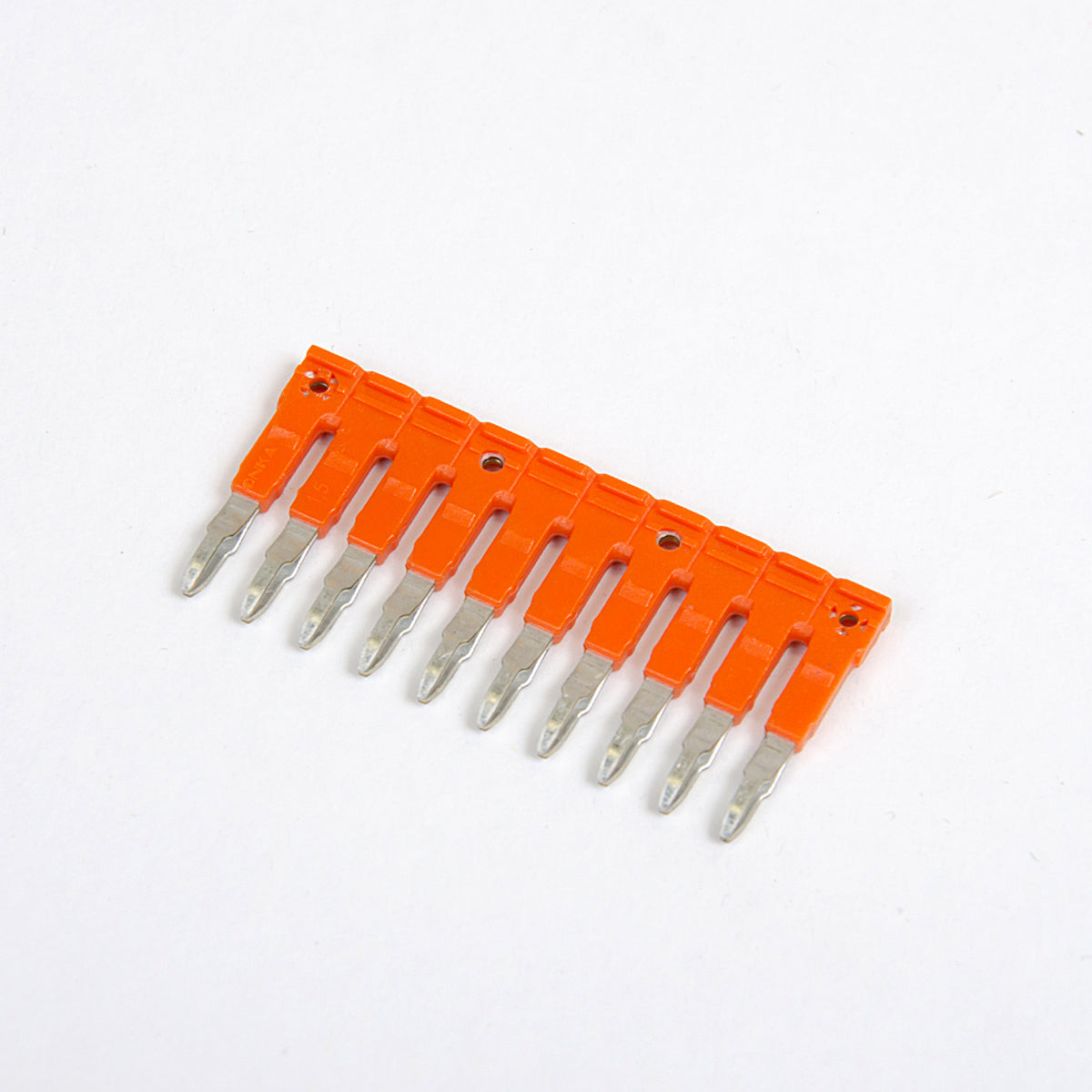 ONKA 1.5/10 Plug-in 10-way ridge bridge, insulated, universal (for spring and screw clamps 1.5mm2), 1060104