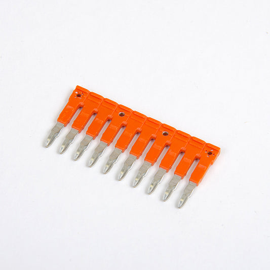 ONKA 1.5/10 Plug-in 10-way ridge bridge, insulated, universal (for spring and screw clamps 1.5mm2), 1060104