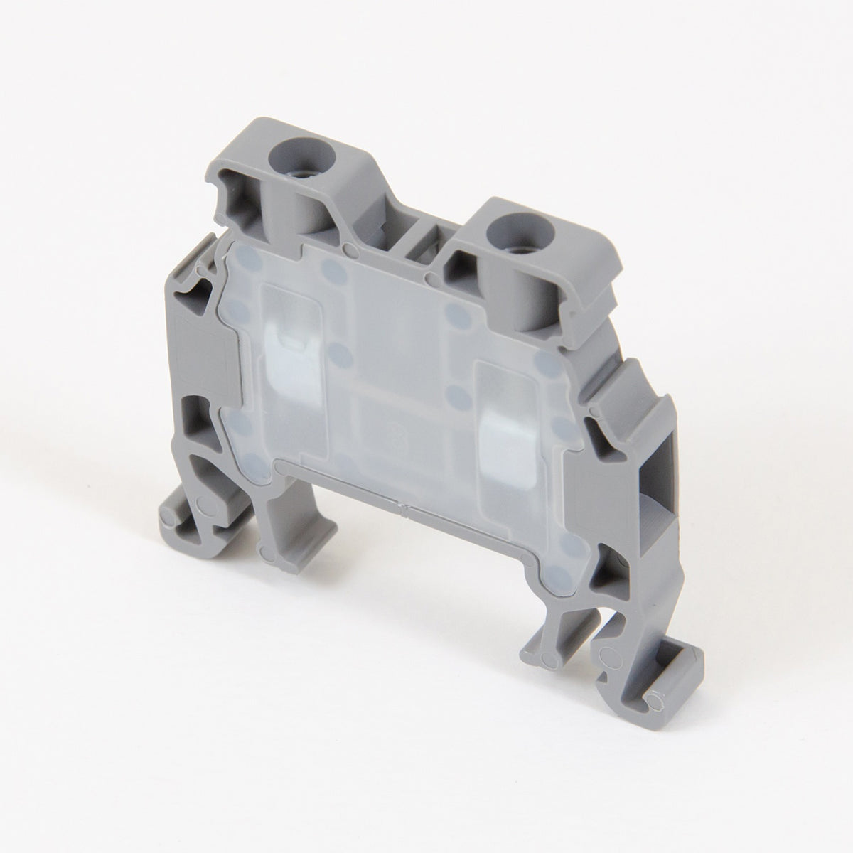 ONKA 2.5mm2 Screw terminal block connector DIN rail 2-wire gray, 1010012