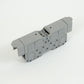 ONKA 95mm2 M8 Screw connection for DIN rail with protective cover, gray, 1030059