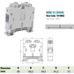 ONKA 35mm2 Terminal strip screw connector DIN rail 2-wire gray, 1010082