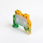 ONKA 2.5mm2 PE Screw terminal for DIN rail 2-wire gray, 1010219