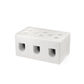 ONKA 2.5-4mm2 / 3-rail steatite connector / ceramic / porcelain - PORCELAIN TERMINAL BLOCK, 1070003
