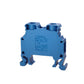 ONKA 10mm2 Terminal strip screw connection on DIN rail 2-core blue, 1010045
