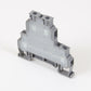 ONKA 4mm2, 2-level screw terminal block DIN rail 4-wire gray, 1010368