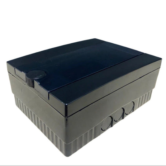 ARS Modular Distribution Board 24 MOD / 2 x 12 / 24 Fuses, Surface Mount Distribution Cabinet, Plastic, Transparent Door IP40, 342599