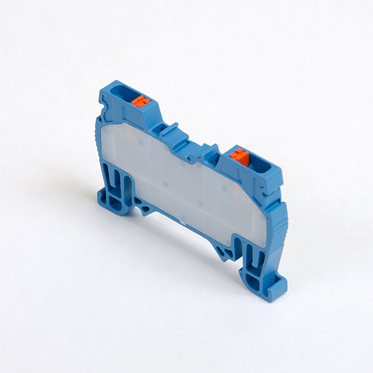 ONKA 1.5mm2 spring connector terminal strip DIN rail clamp 2-wire blue, 1020005