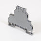 ONKA 4mm2, 2-level screw terminal block DIN rail 4-wire gray, 1010368