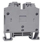 ONKA 35mm2 Terminal strip screw connector DIN rail 2-wire gray, 1010082