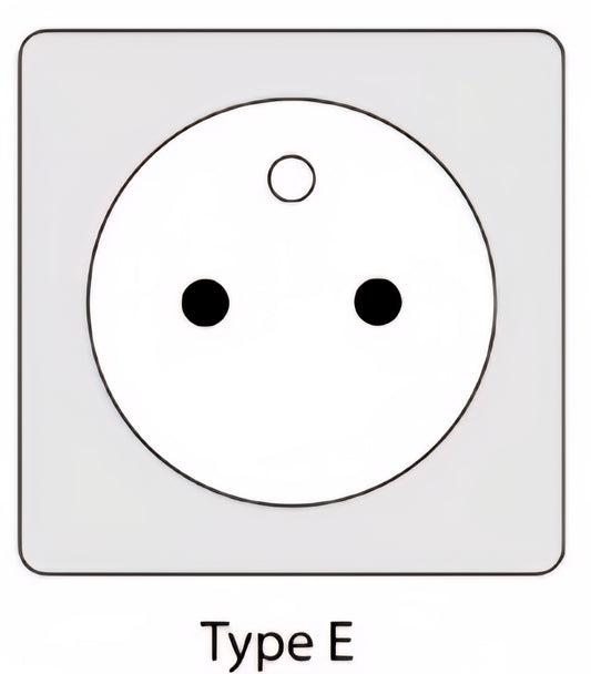 4x "rubber" socket black with hermetic cover IP44, 250V, 16A, 2P+Z, French type E,4KMP-E, Bylion