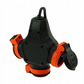 French type rubber tee with 3 sockets 3WHS-E