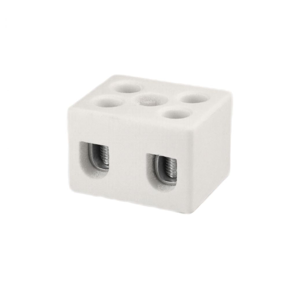 ONKA 4-6mm2 / 2-rail steatite connector / ceramic / porcelain - PORCELAIN TERMINAL BLOCK, 1070004
