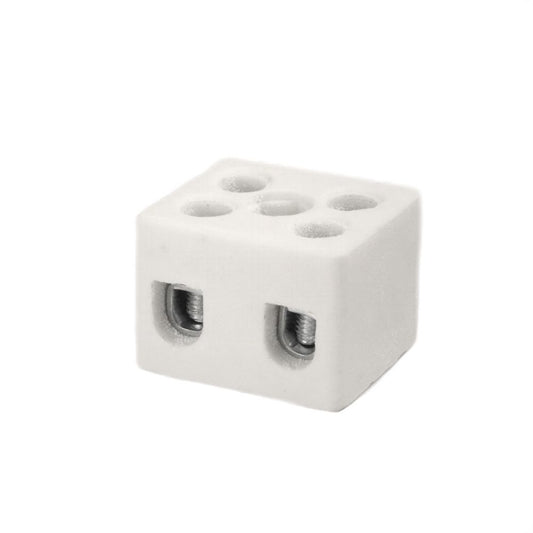 ONKA 2.5-4mm2 / 2-rail steatite connector / ceramic / porcelain - PORCELAIN TERMINAL BLOCK, 1070002