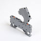 ONKA fuse terminal strip 2.5 mm2 with screw connection (fuse not included), gray, 1020223
