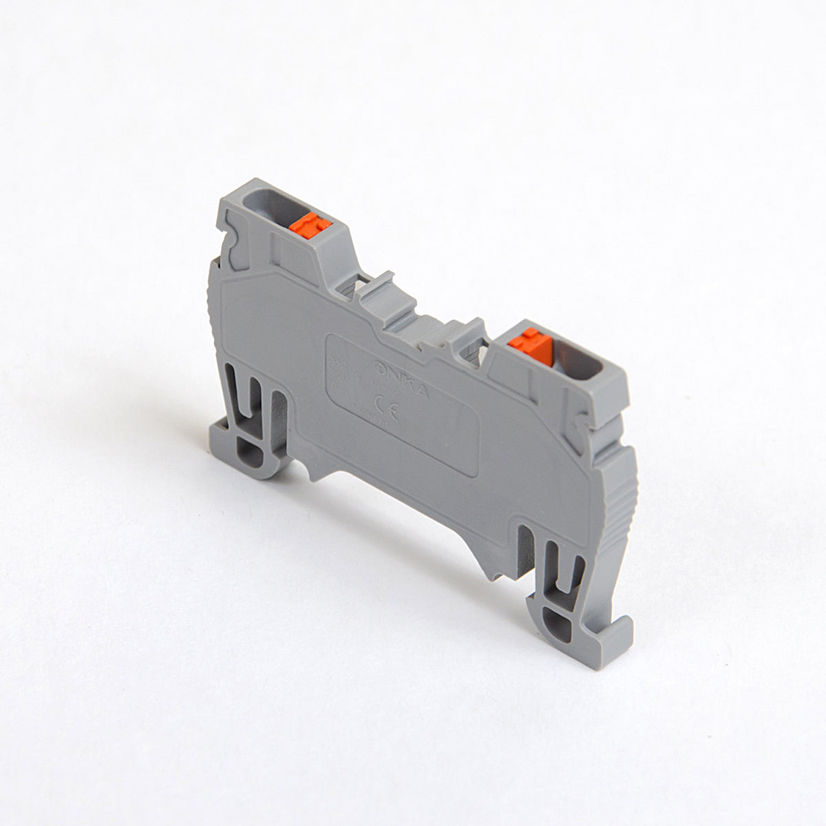 ONKA 1.5mm2 spring terminal for DIN rail 2-wire gray, 1020002