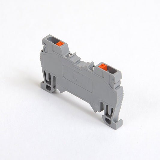 ONKA 1.5mm2 spring terminal for DIN rail 2-wire gray, 1020002