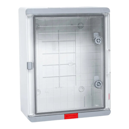 Plastic box IP 67, transparent doors, 400x300x170 mm