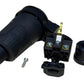 Black rubber hermetic socket IP54 with flap 2P+Z 16A 250V SCHUKO RDP-F Bylion