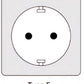 Extension cord 15 m with Schuko plug connector