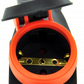Rubber Schuko T-type splitter with 3 sockets 3WHS-F