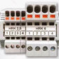 ONKA 6mm2 Hybrid screw connection/spring rail DIN rail terminal block 2-wire gray, 1040012