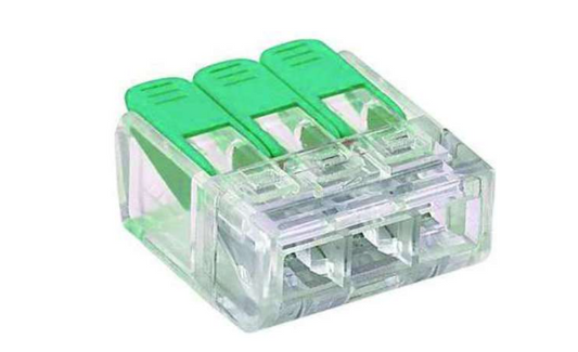 Push-in spring terminal, 3-pole