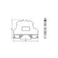 OPK-C 2.5 mm² double spring terminal block for DIN rail