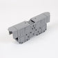 ONKA 70mm2 M8 Screw connection for DIN rail with protective cover, gray, 1030045