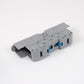 ONKA 70mm2 M8 Screw connection for DIN rail with protective cover, gray, 1030045