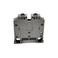 ONKA 25mm2 Terminal strip screw connection on DIN rail 2-core gray, 1010062