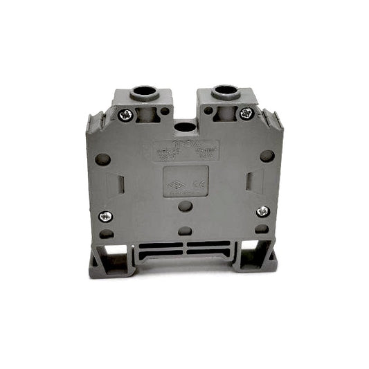ONKA 25mm2 Terminal strip screw connection on DIN rail 2-core gray, 1010062