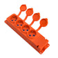4x "rubber" orange socket with hermetic cover IP44, 250V, 16A, SCHUKO 2P+Z, 4KMP-F-O, Bylion